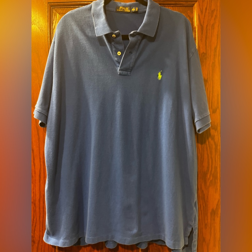 Polo by Ralph Lauren Men's blue Polo Shirt size XXL